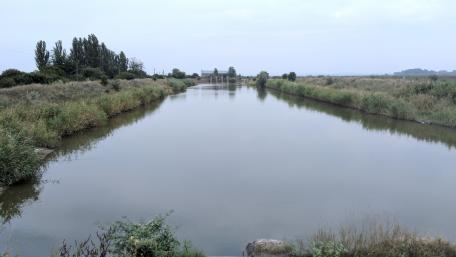 Serene River Landscape in Tranquil Surroundings wallpaper