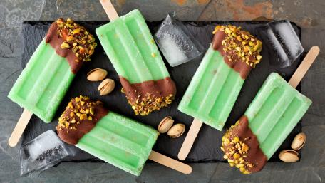 Pistachio ice cream wallpaper