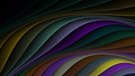 Vibrant Waves of Colorful Abstraction wallpaper