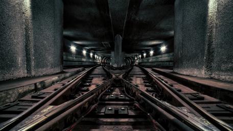 Underground Railway Infrastructure in 4K Quality wallpaper
