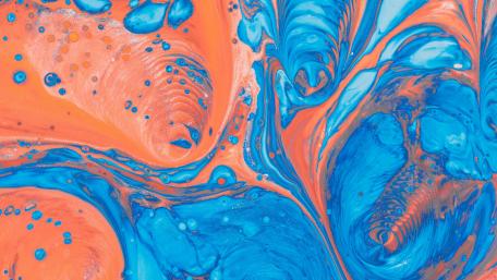 Vibrant Liquid Abstraction wallpaper