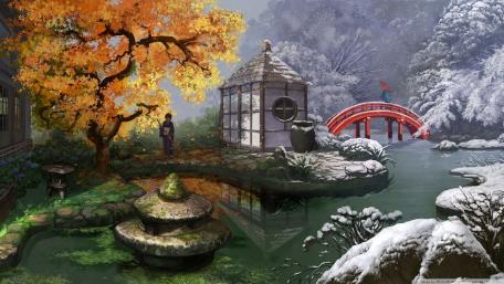 From autumn to winter wallpaper