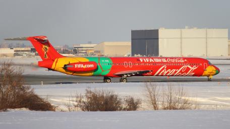 FIFA World Cup Jet at Toronto Pearson International Airport wallpaper