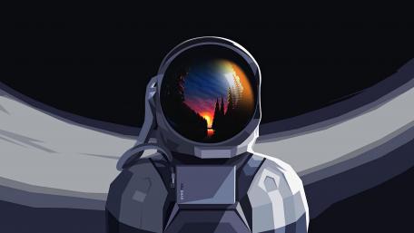 Fantasy Astronaut wallpaper