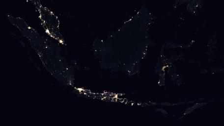 Night Lights of Indonesia & Malaysia 2016 wallpaper