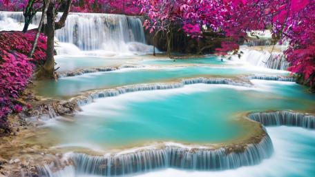 Kuang Si Falls wallpaper