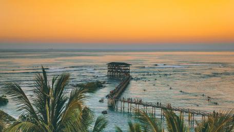 Cloud Nine Pier, Siargao Island, Philippines wallpaper