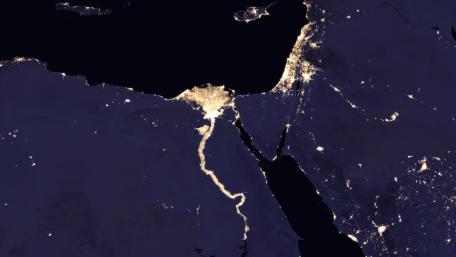 Night Lights of Israel & Cairo, Egypt 2016 wallpaper