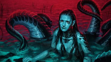 Octopus mermaid siren wallpaper