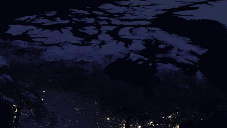 Night Lights of Canada 2016 wallpaper