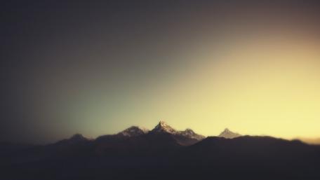 Annapurna Massif minimal wallpaper