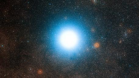 The Bright Star Alpha Centauri and its Surroundings wallpaper