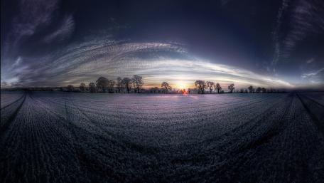 360 Photography of Field wallpaper