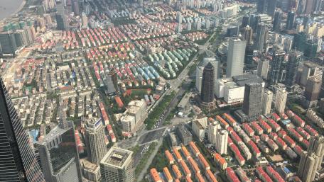 Shanghai Tower Blocks wallpaper