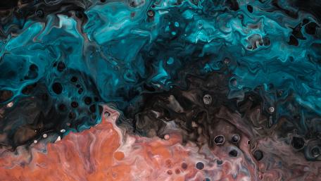 Ethereal Ocean Swirl wallpaper