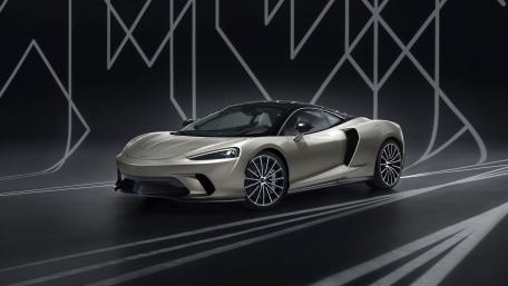 Sleek McLaren GT on a Modern Background wallpaper