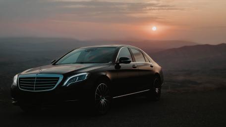 Black Mercedese - Benz S Class wallpaper