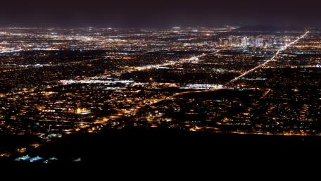 Phoenix, AZ at Night wallpaper