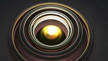 Yellow Hole wallpaper