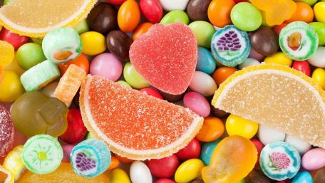 Colorful Assortment of Sweet Treats wallpaper