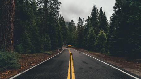 Road surface wallpaper