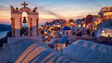 Santorini wallpaper