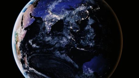 Earth at Nightfrom Space wallpaper