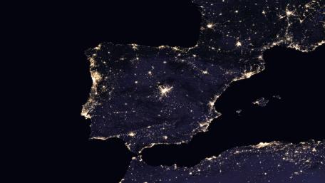 Night Lights of Spain & Portugal 2016 wallpaper