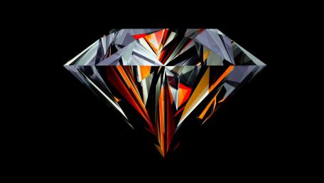 Colored Diamond wallpaper