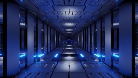 3D Corridor wallpaper