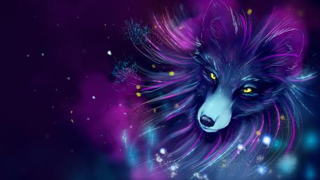 Mystical Celestial Fox wallpaper