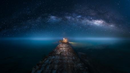 Stellar Pathway to the Cosmos wallpaper