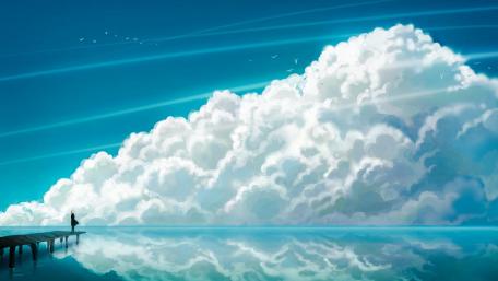 Serenity at Sea's Edge wallpaper