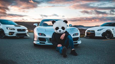 Panda Mask wallpaper
