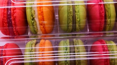 Colorful Macarons Delight for Your Screen wallpaper