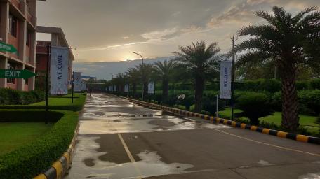 sun set after rain wallpaper