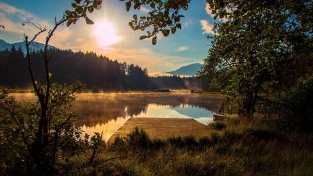 Egelsee Lake in Austria wallpaper