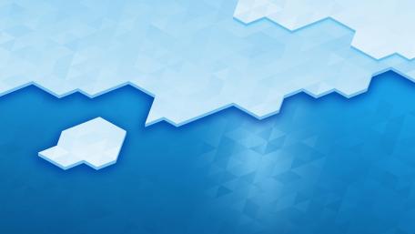 Blue triangle ice wallpaper