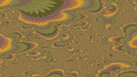 green-golden feathers wallpaper