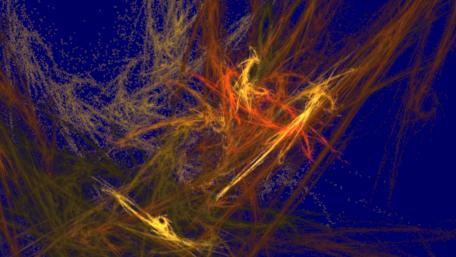 Fractal flames wallpaper