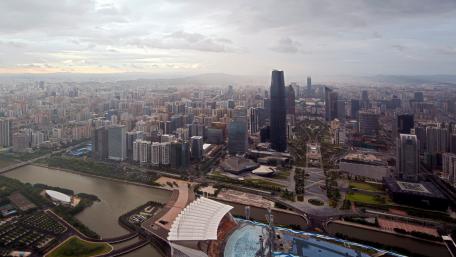 Guangzhou Dusk Panorama wallpaper