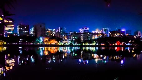 Night city wallpaper