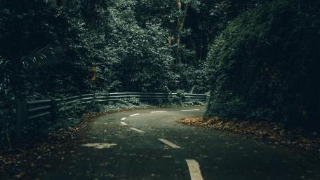 Turning Road wallpaper