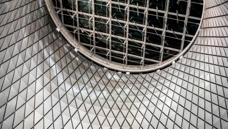 The Sky Reflector-Net at the Fulton Center wallpaper