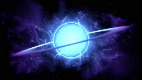 Mystical Cosmic Sphere in Vibrant Colors wallpaper