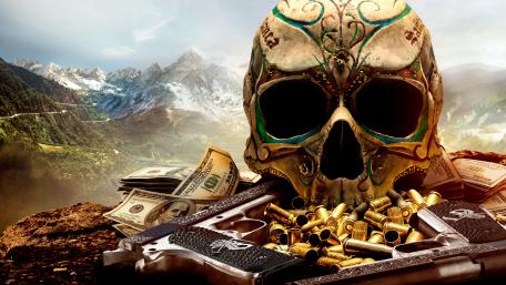 Greed and Decay Amongst the Peaks wallpaper