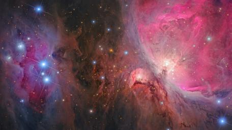 Mystical Beauty of the Orion Nebula wallpaper