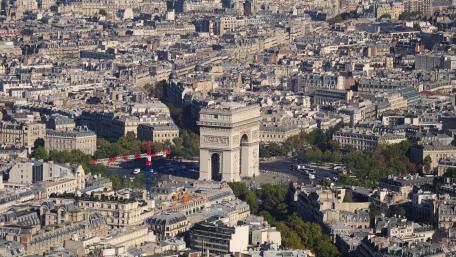 Arc de Triomphe & the City of Paris wallpaper