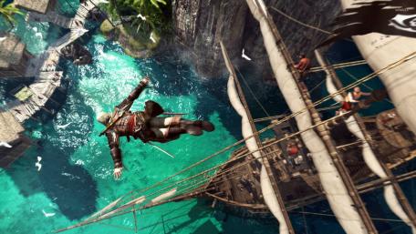 Leap of Faith into Hidden Oasis wallpaper