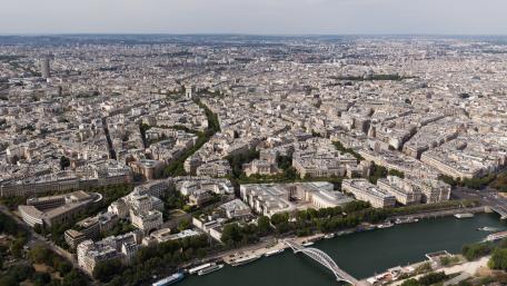 North View from the Eiffel Tower wallpaper